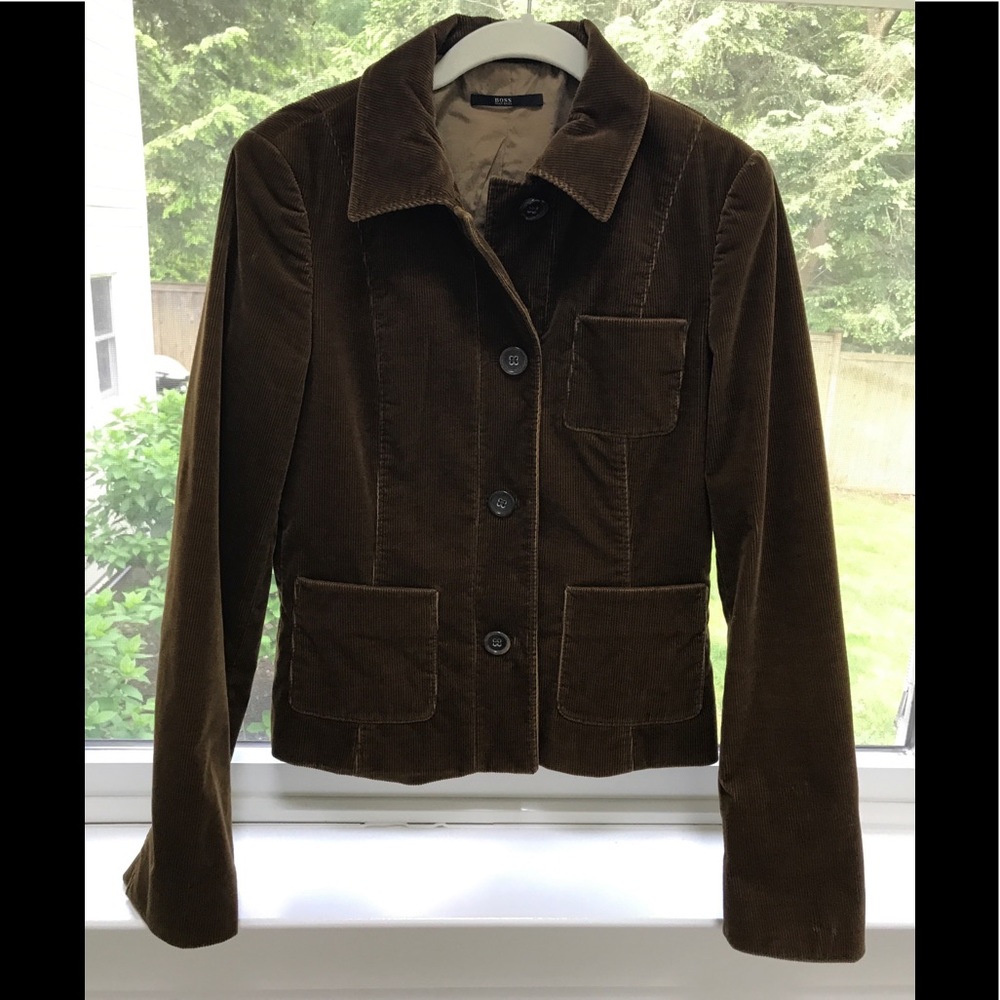 Hugo Boss gold corduroy jacket